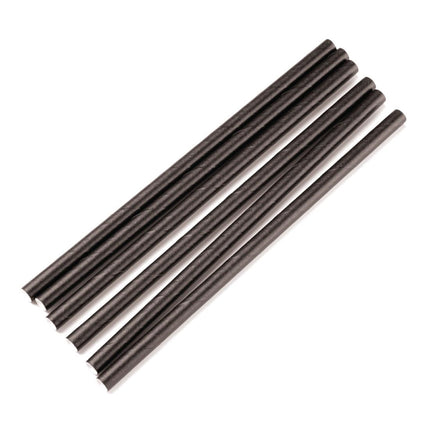 Compostable Paper Cocktail Straws Black | Fiesta | 250 Pieces 6