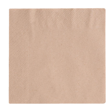 Compostable Unbleached Lunch Napkins 33 cm | Vegware