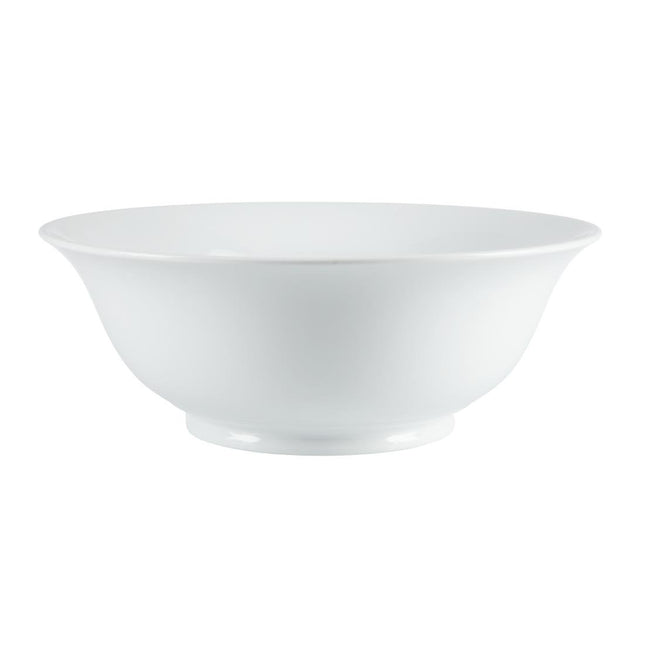 White Porcelain Salad Bowl 33cm | Olympia Whiteware