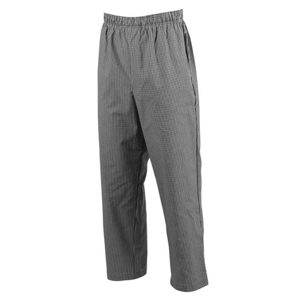 Unisex Teflon Coated Chef Trousers Black-White Check XS | Whites Easyfit 4