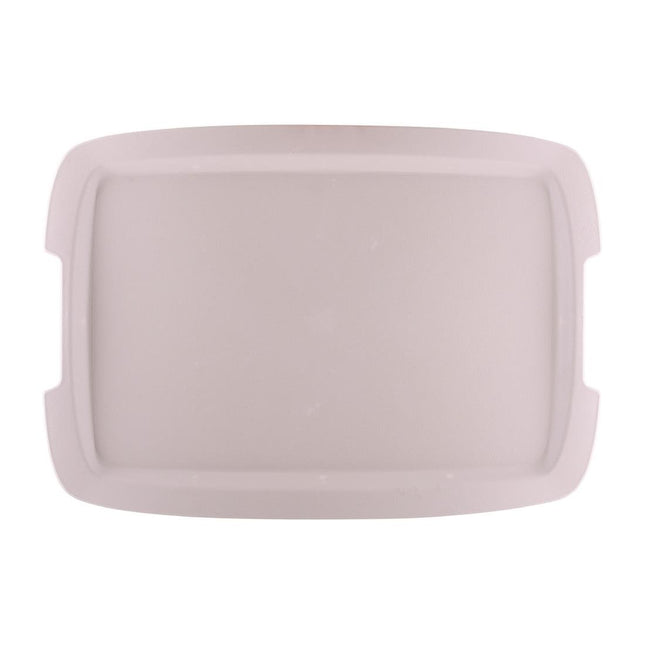 Ergonomic Taupe Serving Tray 43.5x31cm | Roltex Paturel