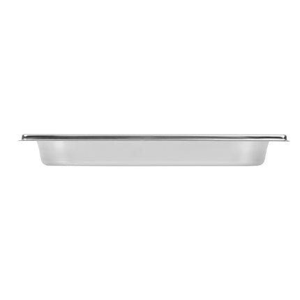 Stainless Steel GN 1/1 Container 40mm with Handle and Lid | Matfer Bourgeat 3