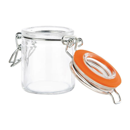Mini Preserving Jar with Clip Lid and Rubber Seal | Vogue | 5cl 3