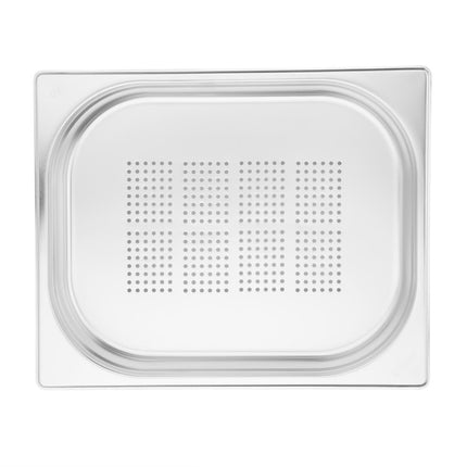 Vogue Perforated Stainless Steel GN 1/2 Pan 40mm 5