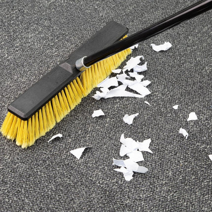 Heavy-Duty Floor Broom with Handle 18" | Jantex 5