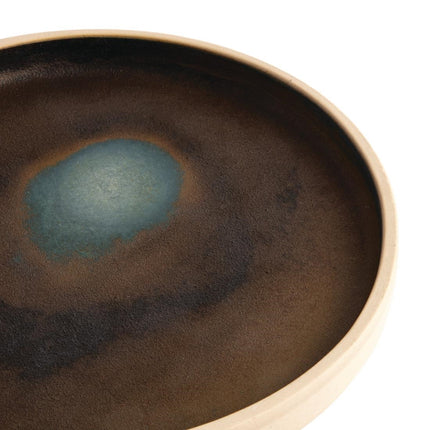 Flat Round Dark Green Canvas Plates 18cm | Olympia 4