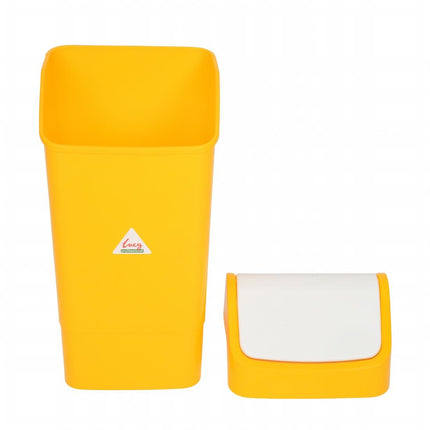 Waste Bin with Swing Lid | SYR | Yellow | 50 Liters 5