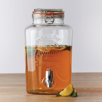 Clip Top Drink Dispenser | Kilner | 5 Liter Capacity 3