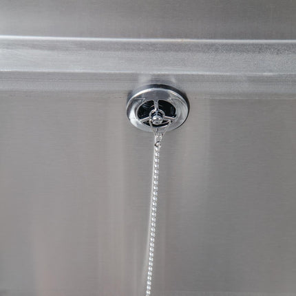 Vogue Stainless Steel Mop Sink with Large Basin 3