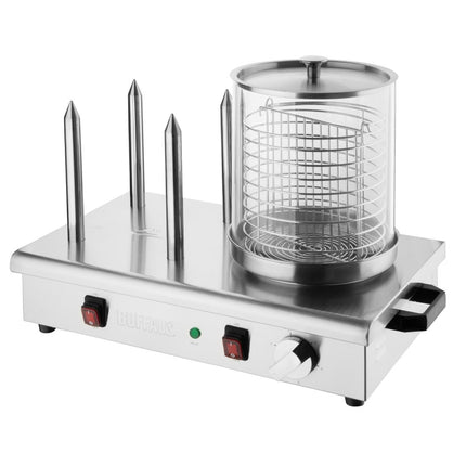 Hotdog Warmer with 4 Warming Rods | Buffalo 2