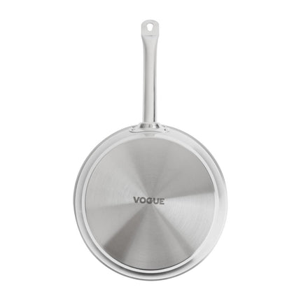 Stainless Steel Frying Pan with Platinum Plus Teflon Non-Stick Coating | Vogue | 24cm | Induction Compatible 5