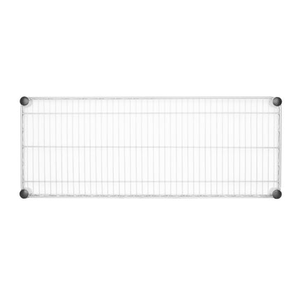 Chrome Steel Wire Wall Shelf 1220mm | Vogue 4
