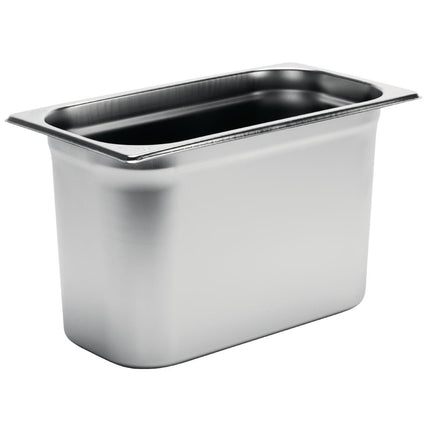 Stainless Steel Gastro Pan GN 1/3 | 20cm Depth | 325x176mm 2