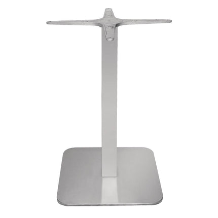 Bolero Square Stainless Steel Table Leg 680(H) x 400(W) mm