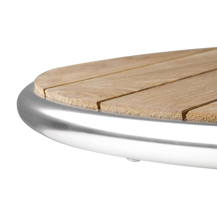 Round Standing Table with Ash Wood Top 60cm | Bolero 3