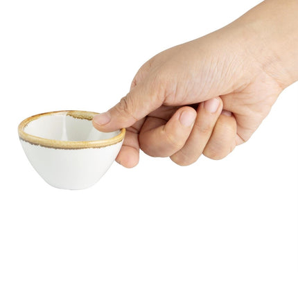 Kiln Chalk White Dip Bowls 68mm 50ml | Olympia 3