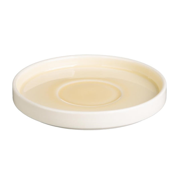 Fondant Lemon Yellow Dessert Plates for CU426 | Olympia | Set of 6 | 152mm