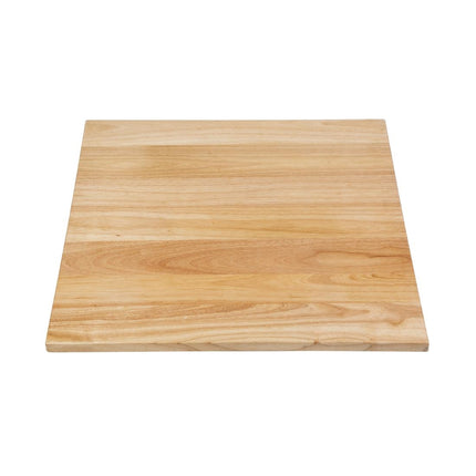 Pre-Drilled Square Tabletop Natural 700 x 700mm | Bolero 2