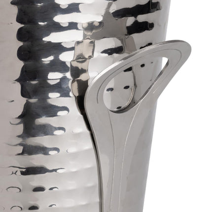 Hammered Stainless Steel Wine Bucket 4.3L | Olympia Flare 2
