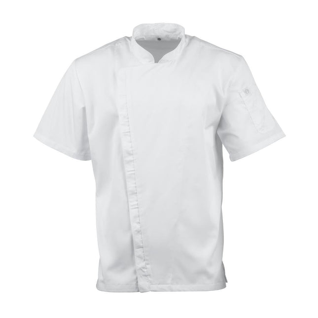 Chef Works Cannes Short Sleeve Chef Jacket | Cool Vent Technology | Size M