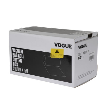 Vacuum Sealer Film Roll with Dispenser 20cm x 15m | Vogue 3