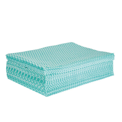 Non-Woven Cleaning Cloths Green | Jantex Solonet | 33x58 cm | 50 Pieces 2