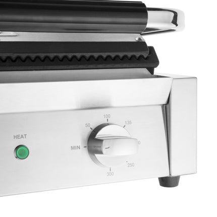 Extra Large Contact Grill Ribbed Plates | Buffalo 6