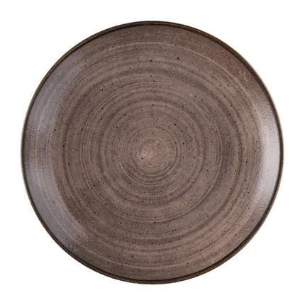 Coupe Plate Brown Raw Evolve Stonecast | Churchill | 260mm