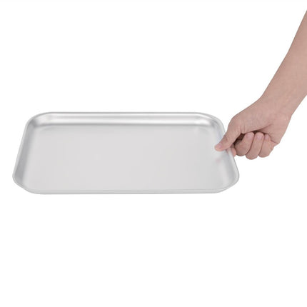 Aluminium Baking Tray 32.4x22.2cm | Vogue | 20mm Depth 5