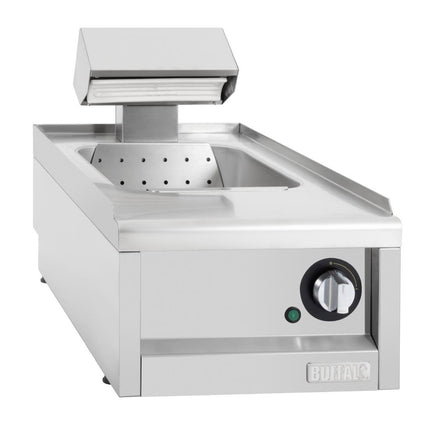 Countertop Chip Scuttle | Buffalo 600 Series | Stainless Steel