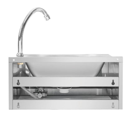 Hands-Free Knee-Operated Stainless Steel Sink | Vogue 4
