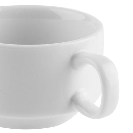 Stackable Espresso Cups 85ml | Olympia Whiteware 4