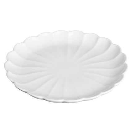 White Scalloped Plates 276mm | Olympia Bloom | Set of 4 8