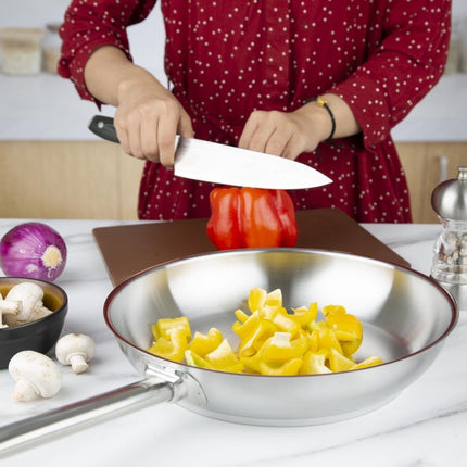 Stainless Steel Induction Frying Pan 28cm | Vogue 4
