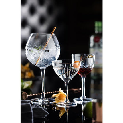 Raffles Diamond Gin Glass 24.5oz/70cl (Set of 6) | Utopia 2