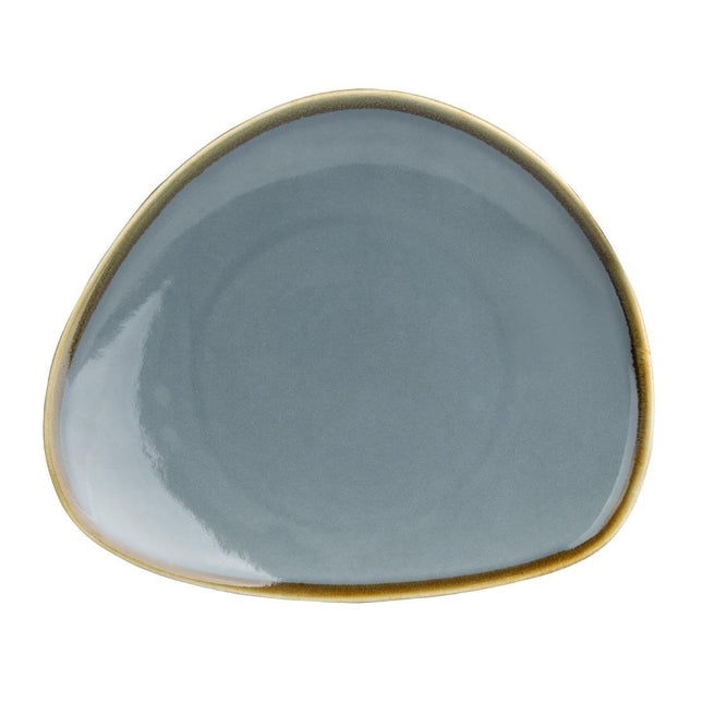 Triangular Plates Blue 16.5cm | Olympia Kiln Collection | 6 Pieces