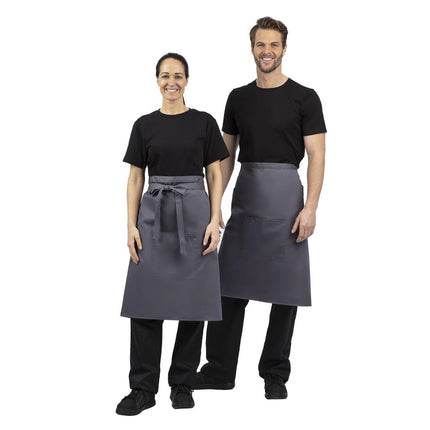 Standard Grey Bib Apron | Whites 4