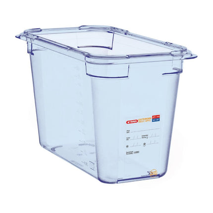 ABS Blue GN 1/3 Food Container 20cm Deep | Araven
