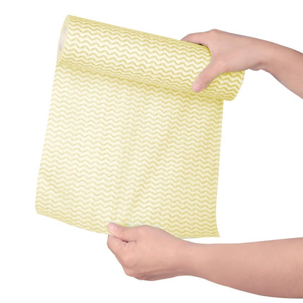 Non-Woven Cleaning Cloths Yellow | Jantex | 100 Pieces | 25x33 cm 3