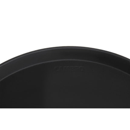Round Black Anti-Slip Fiberglass Serving Tray 40.5cm | Cambro Camtread 3
