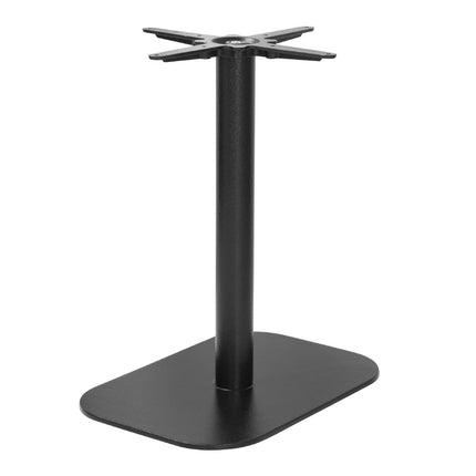 Black Cast Iron Table Base with Zinc Coating | Bolero | 720x420x600mm