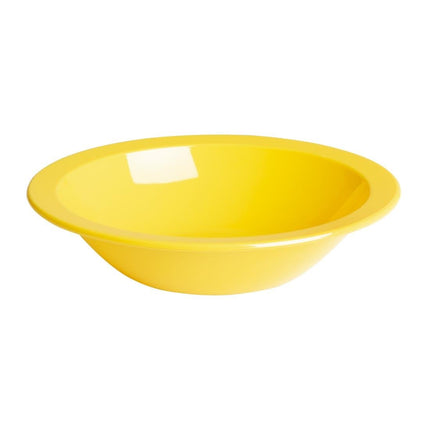 Olympia Kristallon Polycarbonate Dessert Bowls 400 ml Yellow