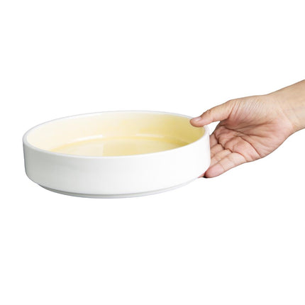 Fondant Bowl Lemon Yellow 215mm | Olympia 3