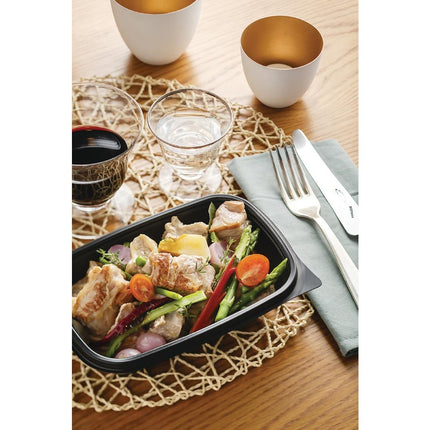 Fastpac Small Rectangular Food Containers | Microwave Safe | 500ml 8