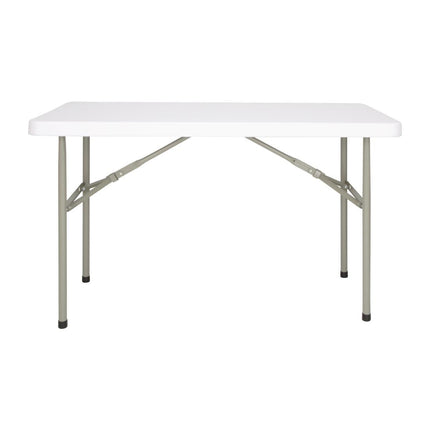 Bolero Rectangular Folding Buffet Table White 122cm 2