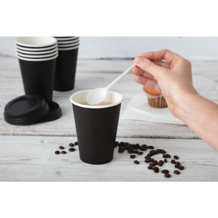Recyclable Single-Wall Black Coffee Cups 23cl | Fiesta | 50 pcs 4