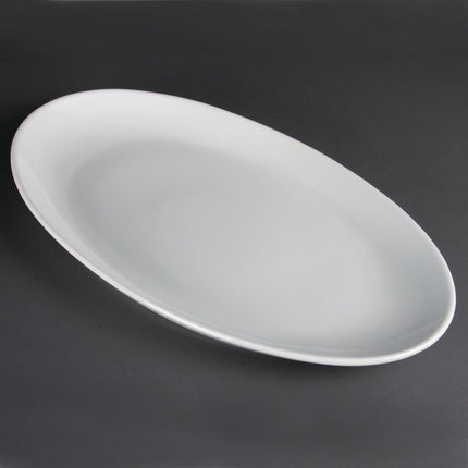 Deep Oval Whiteware Serving Dish 50cm | Olympia