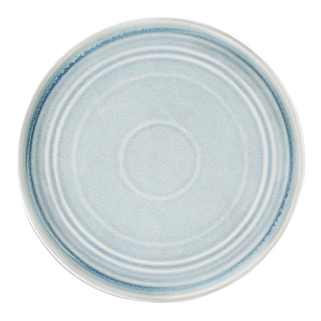 Cavolo Flat Round Plate Ice Blue 27cm | Olympia