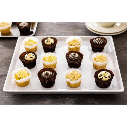 Flat Melamine Platter White GN 1/2 | APS Float 8