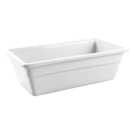 Whiteware GN 1/3 Food Pan 100mm Deep | Olympia